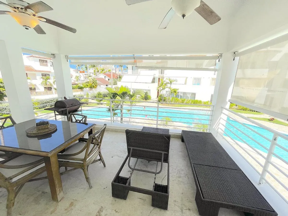 度假村 Villas & Apartments Playa Los Corales - Wifi, Bbq-Grill, Beach Club 蓬塔卡纳